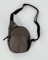 Kangourou Linen Crossbody Bag