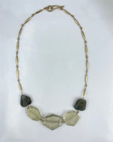 Julie Cohn Grain Lemon Quartz & Labradorite Necklace