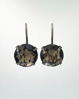 Classic Faceted Stone Drop Earrings