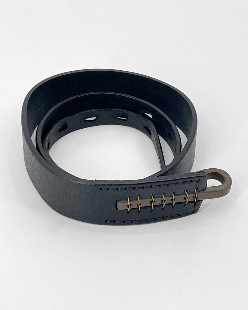 Johnny Farah Multi Hole Hook Black Belt