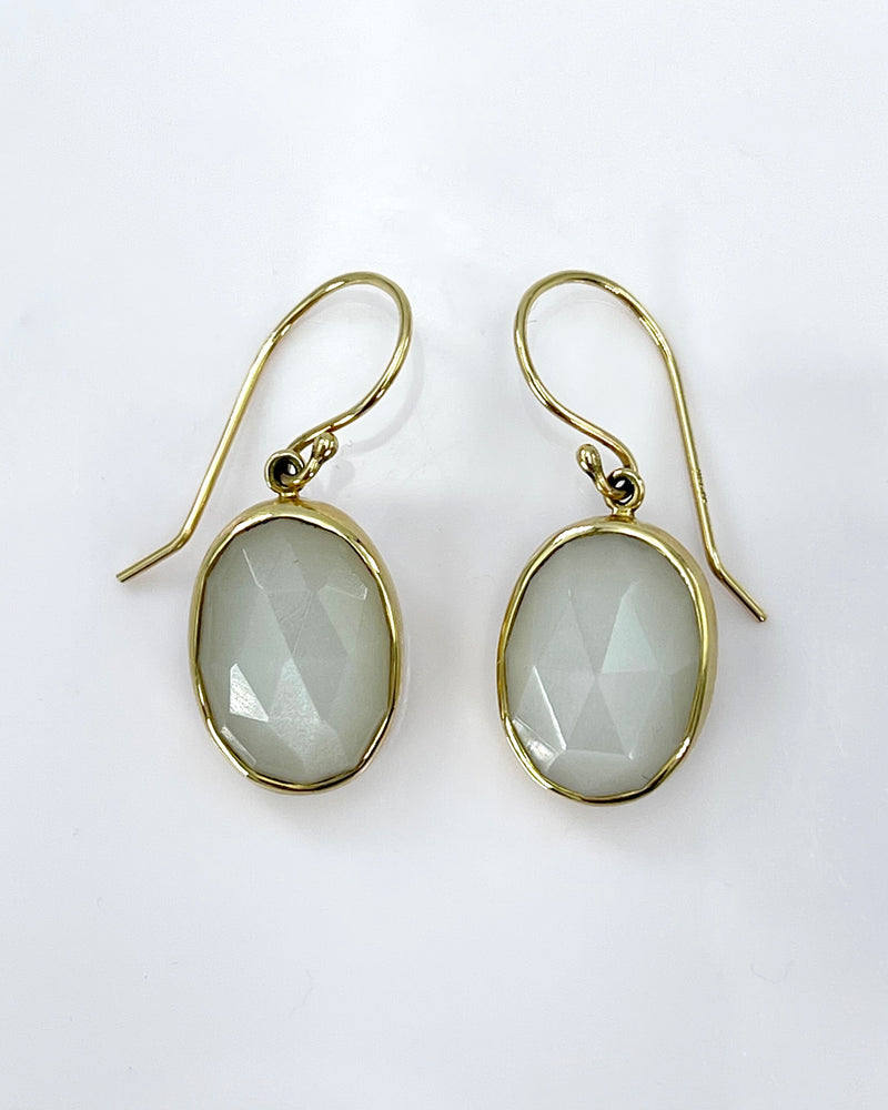 Jamie Joseph White Moonstone Earrings