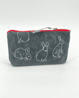 Small Waxed Canvas Pouches