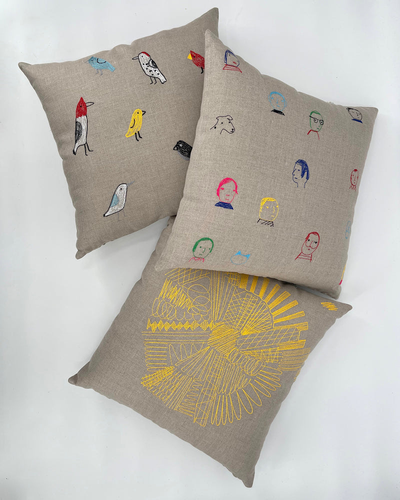 Square Linen 18" Pillows