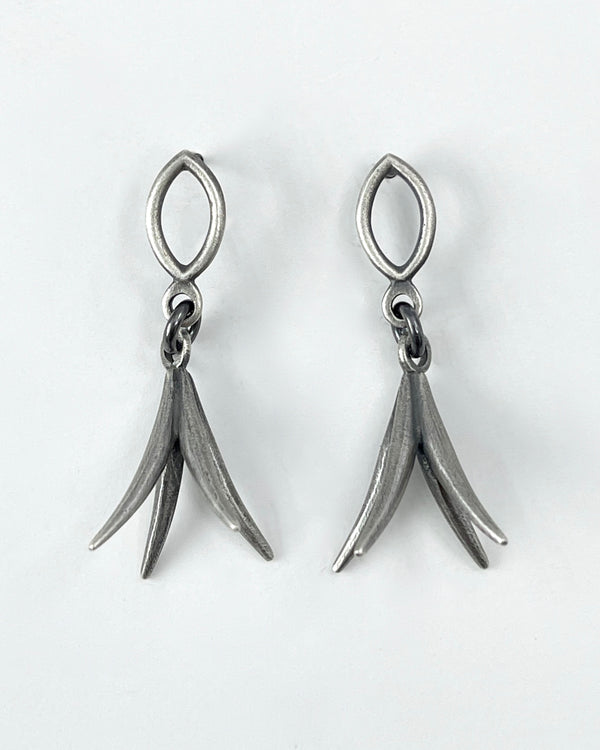 Lorelei Hamm Small Silver Drop Earrings