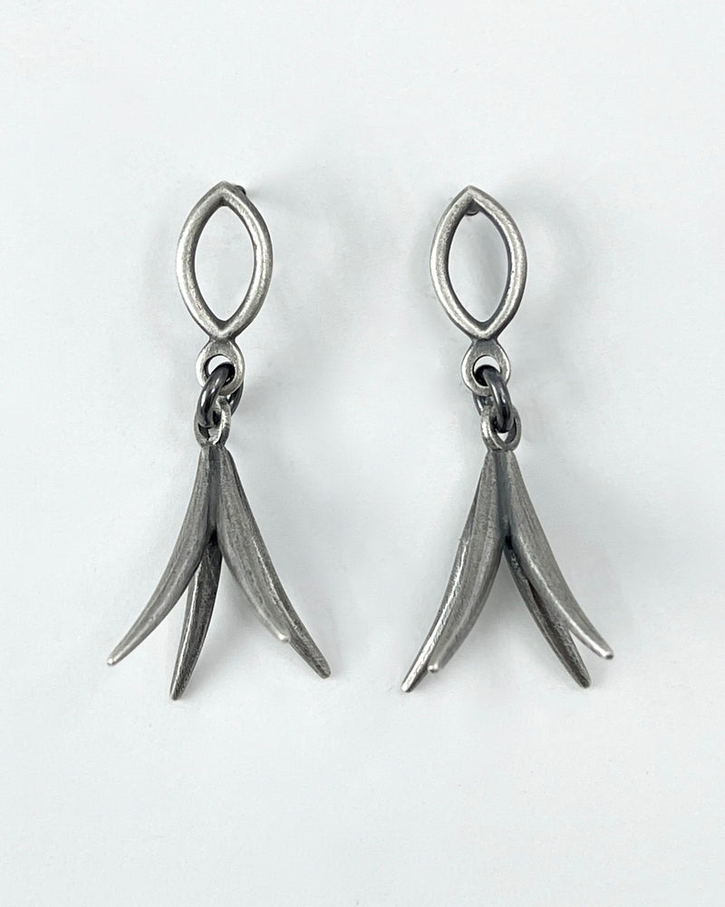 Lorelei Hamm Small Silver Drop Earrings