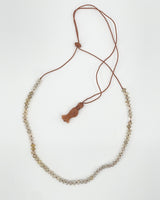 Lena Skadegard Gold Rutilated Quartz Necklace