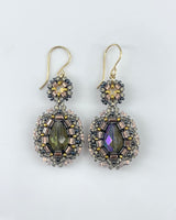 Miguel Ases Grey Drop Earrings