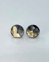 Sarah McGuire Giant Gilded Lily Pad Stud Earrings