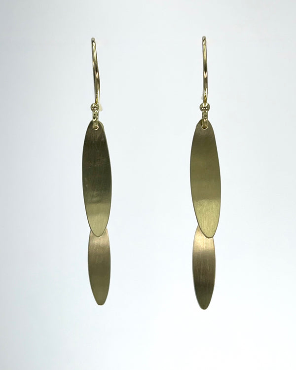 Sarah McGuire 18K Falling Leaves Earrings