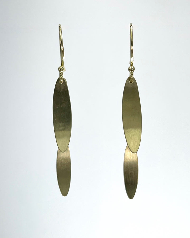 Sarah McGuire 18K Falling Leaves Earrings