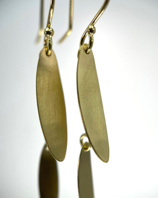 Sarah McGuire 18K Falling Leaves Earrings
