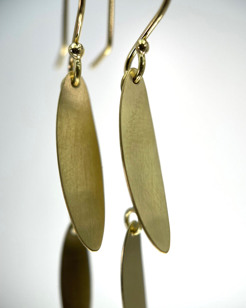 Sarah McGuire 18K Falling Leaves Earrings