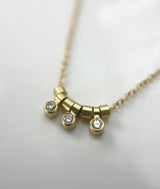 Sarah McGuire Diamond Trio Necklace