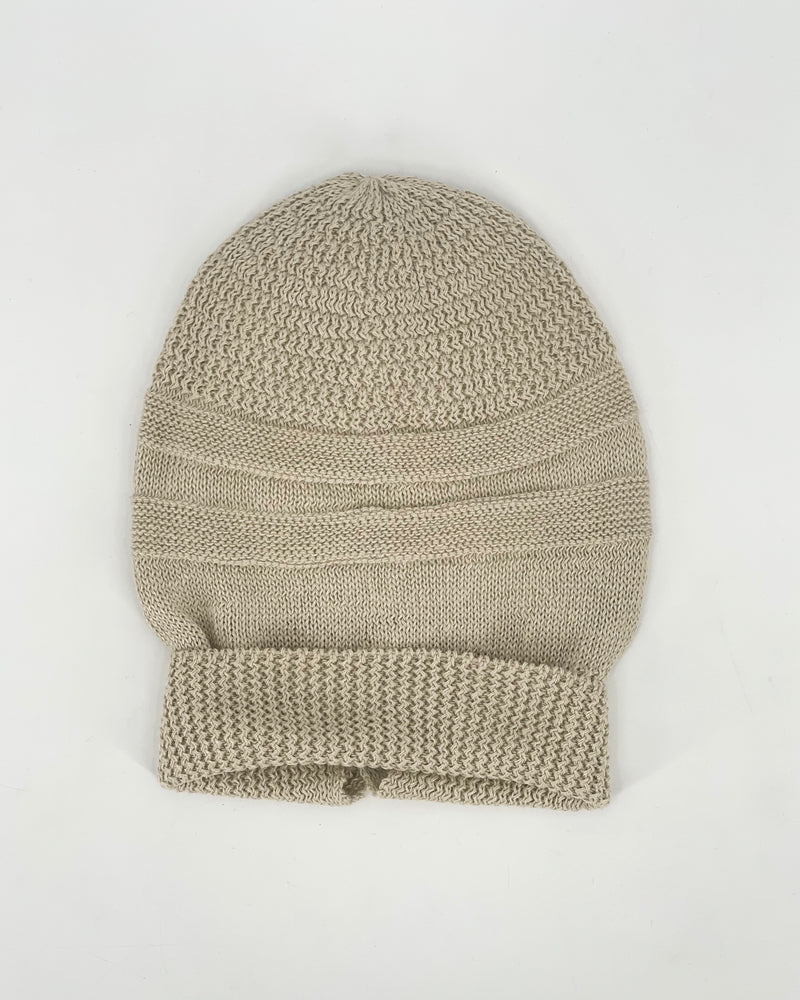 Linen Kiki Knit Hat by Maison Enku