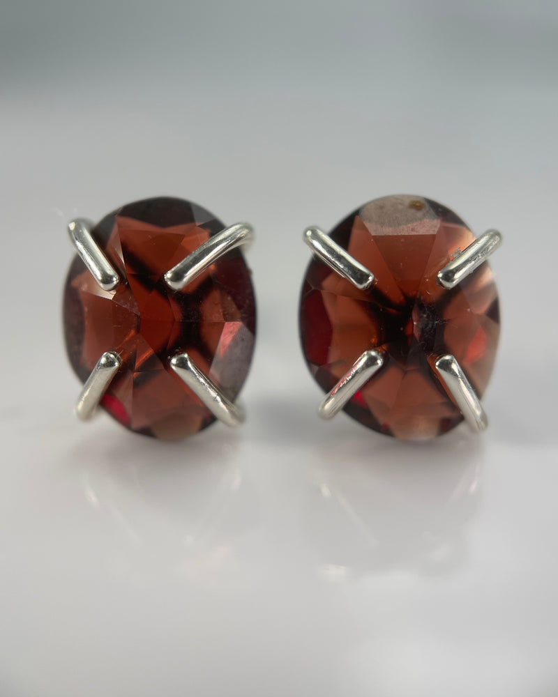 Melissa Joy Manning Silver Freeform Stud Earrings