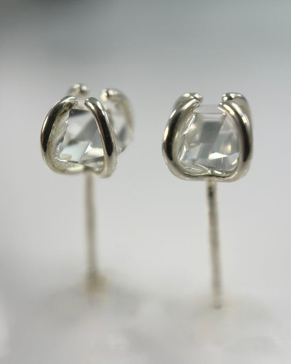Melissa Joy Manning Herkimer Cut Topaz Earrings