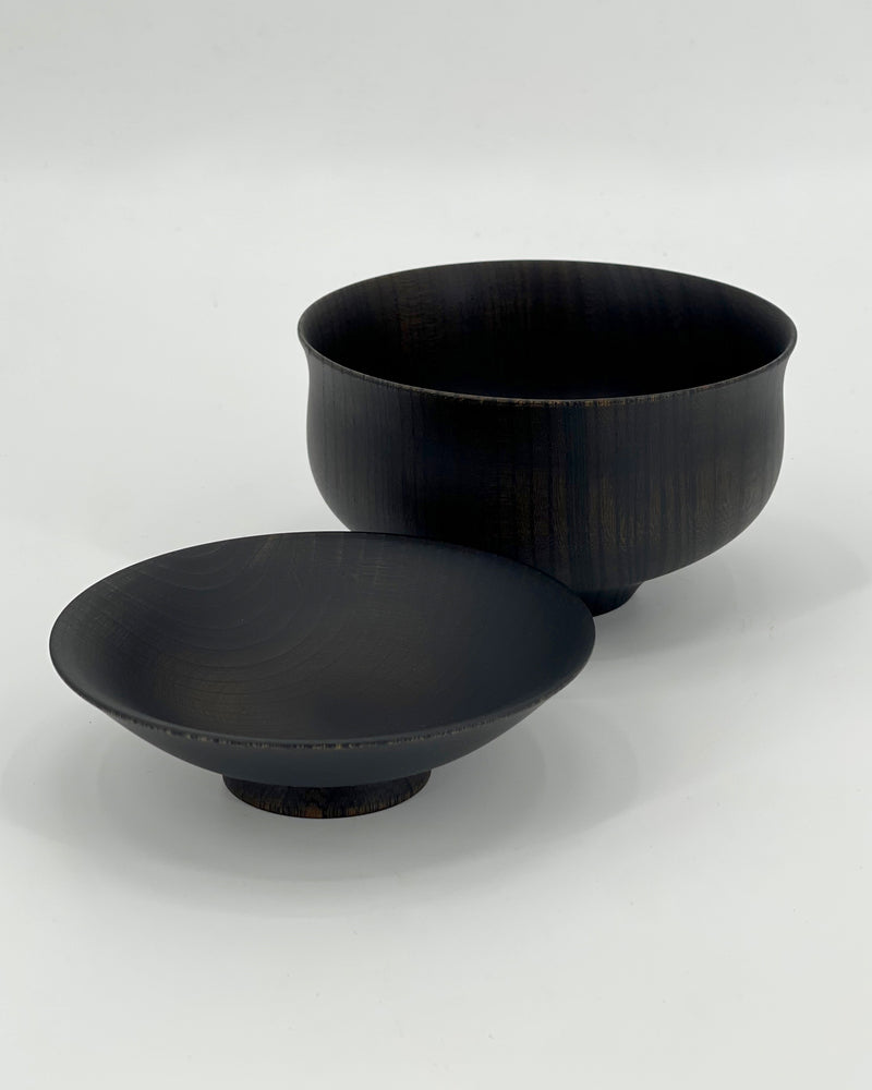 Tsumugi Wooden Bowls with Lid