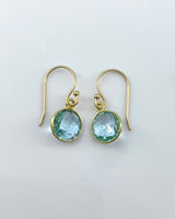 Margaret Solow Blue Topaz Earrings