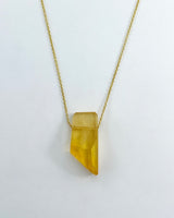 Margaret Solow Stone & Gold Chain Necklaces