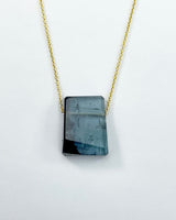 Margaret Solow Stone & Gold Chain Necklaces