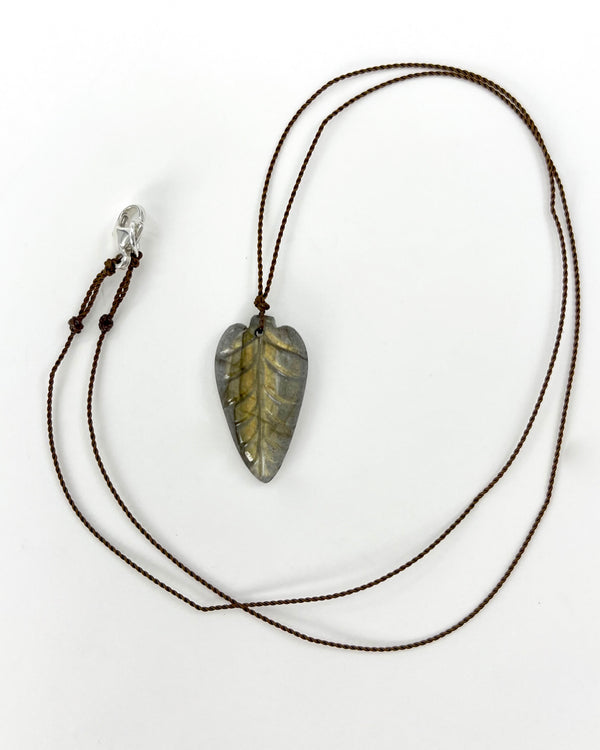 Margaret Solow Carved Labradorite Necklace