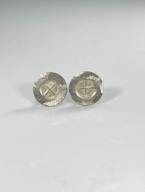 River Song Sterling Silver Talisman Studs