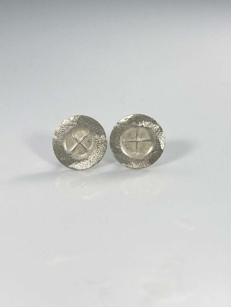River Song Sterling Silver Talisman Studs
