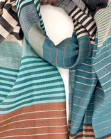 Samita Cotton & Silk Stripe Scarves