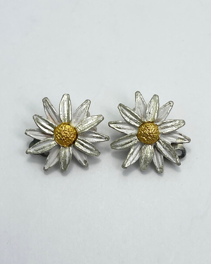 Daisy Clip Earrings