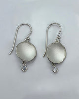 Sarah Richardson Medium Dishy Pod & White Zircon Earring