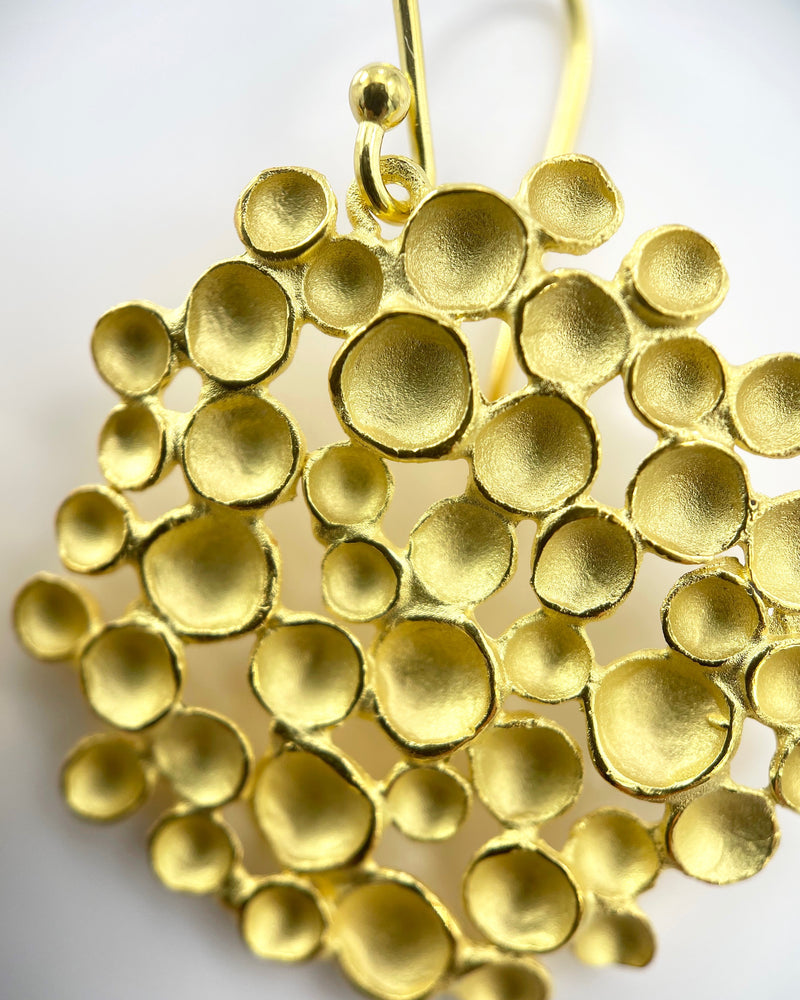 Sarah Richardson Large Champagne Pod Earrings