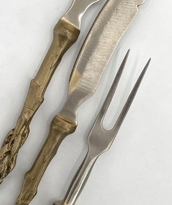 Pewter Asparagus Hostess Set