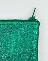 Large Leather Zip Pouches