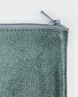 Large Leather Zip Pouches