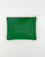 Candy Patent Emerald Leather Pouches