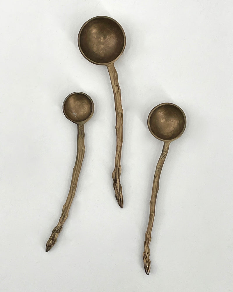 Pewter Asparagus Nesting Spoons