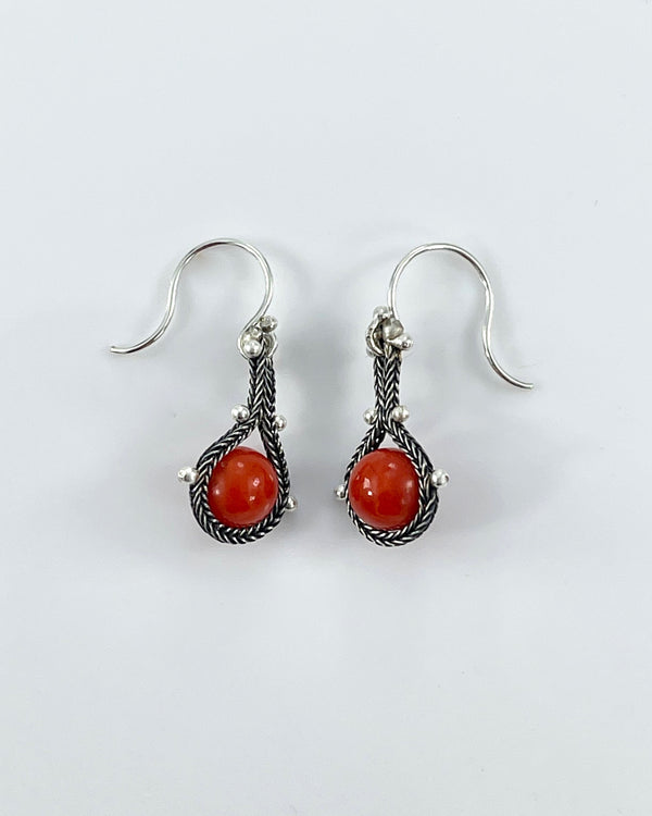 TenThousandThings Wrapped Foxtail Earrings