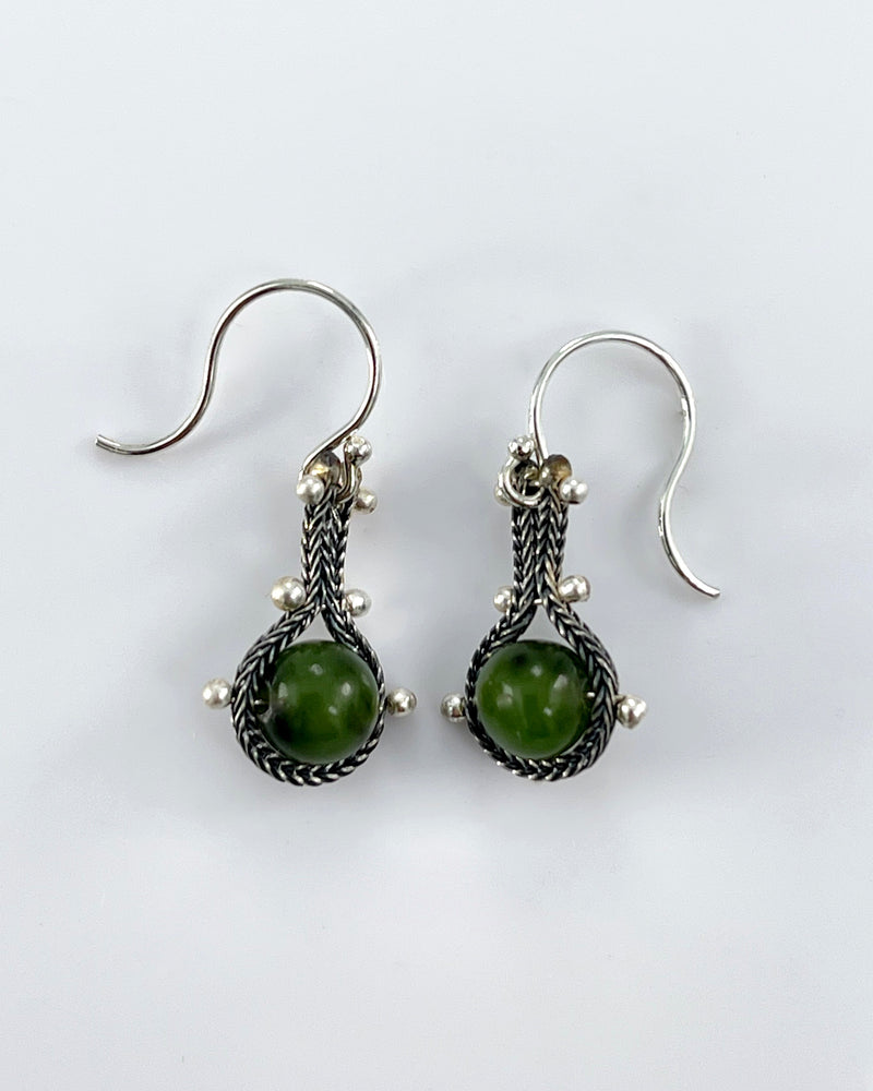 TenThousandThings Wrapped Foxtail Earrings