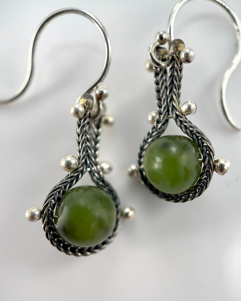 TenThousandThings Wrapped Foxtail Earrings