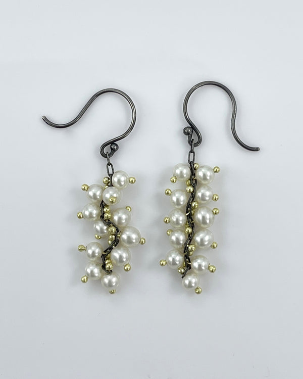 TenThousandThings Short Spiral Earrings