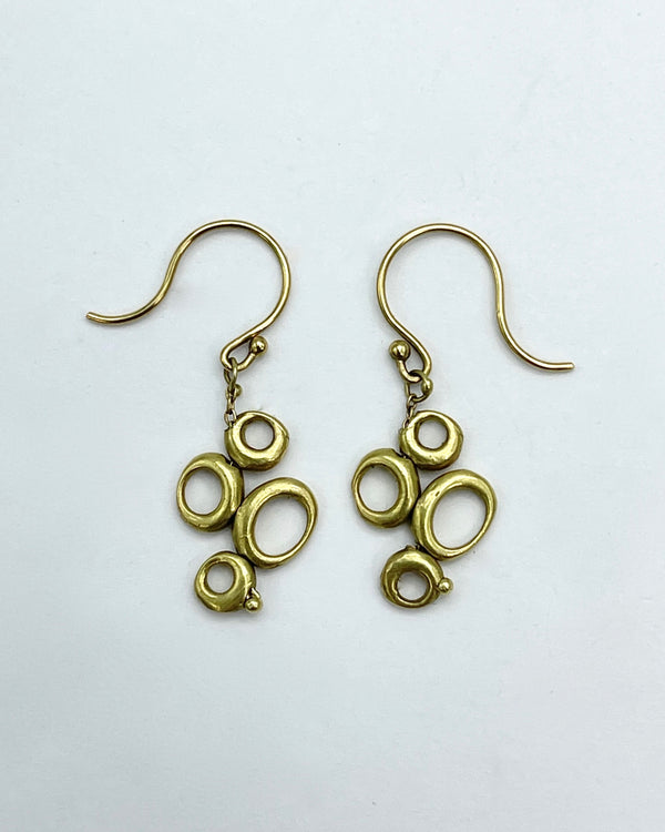 TenThousandThings Short 18kt. Dancing Ovals Earrings