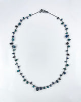 Ten Thousand Things Studded Blue Bead Necklace