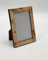 Narrow Burl Wood Natural Frames