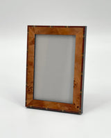 Dark Burl Wood with Inlay Border Frames
