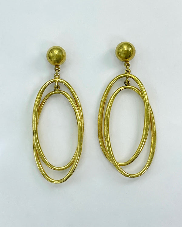 Vaubel Designs Ovals Drop Earrings