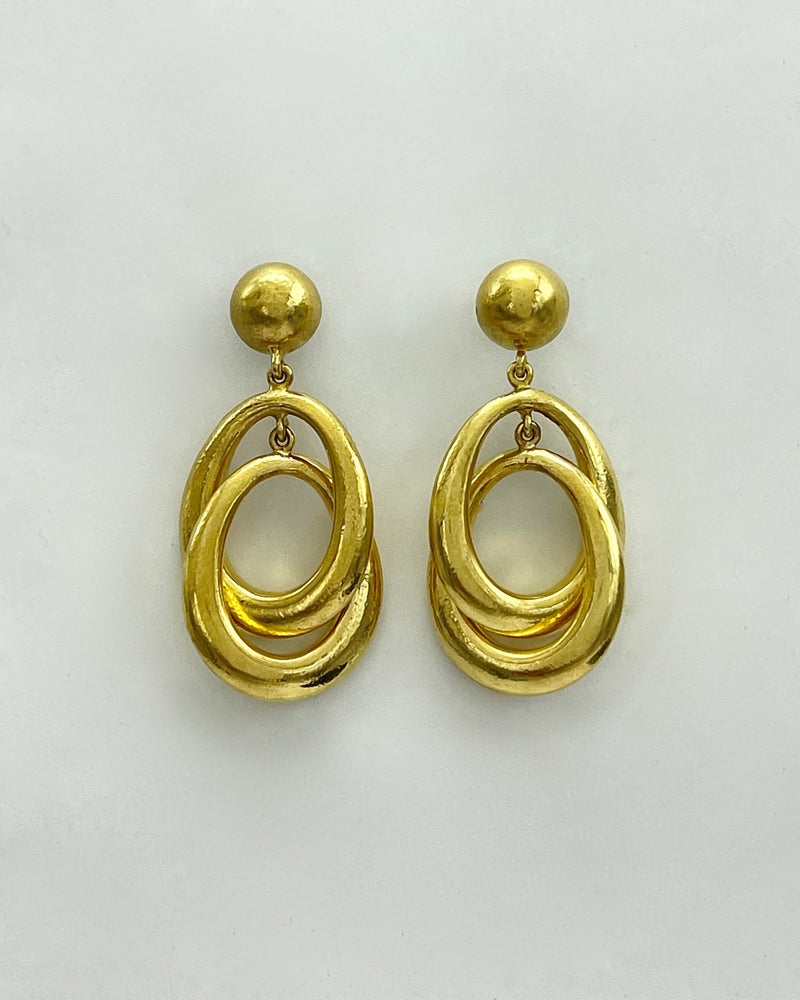 Vaubel Designs Double Linked Hoop Earrings