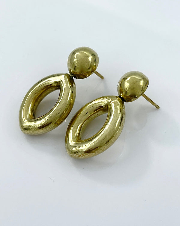 Vaubel Designs Tiny Puffy Spear Earrings