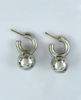 Vaubel Designs Ball on Hoop Earrings
