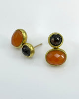 Vaubel Designs Tiny 2 Stone Drop Earrings