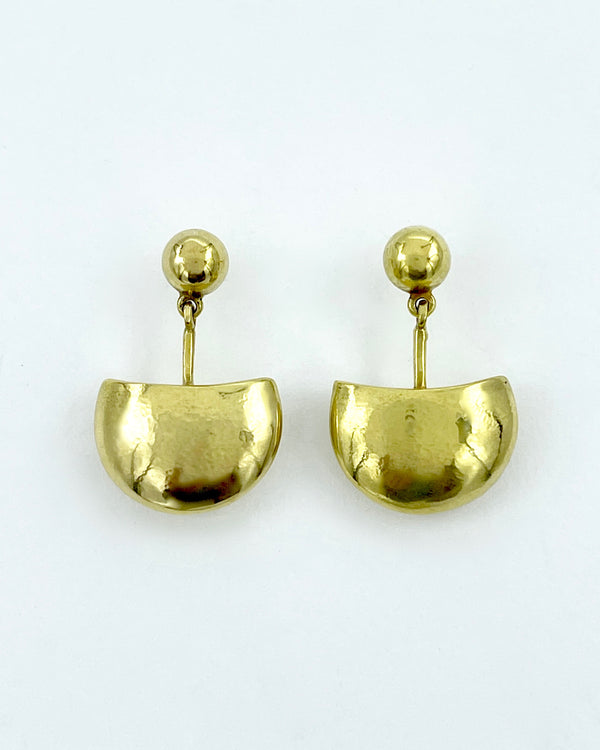 Vaubel Designs Three Quarter Moon Earrings